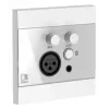 AUDAC WP225/W convertitore audio acciaio, bianco