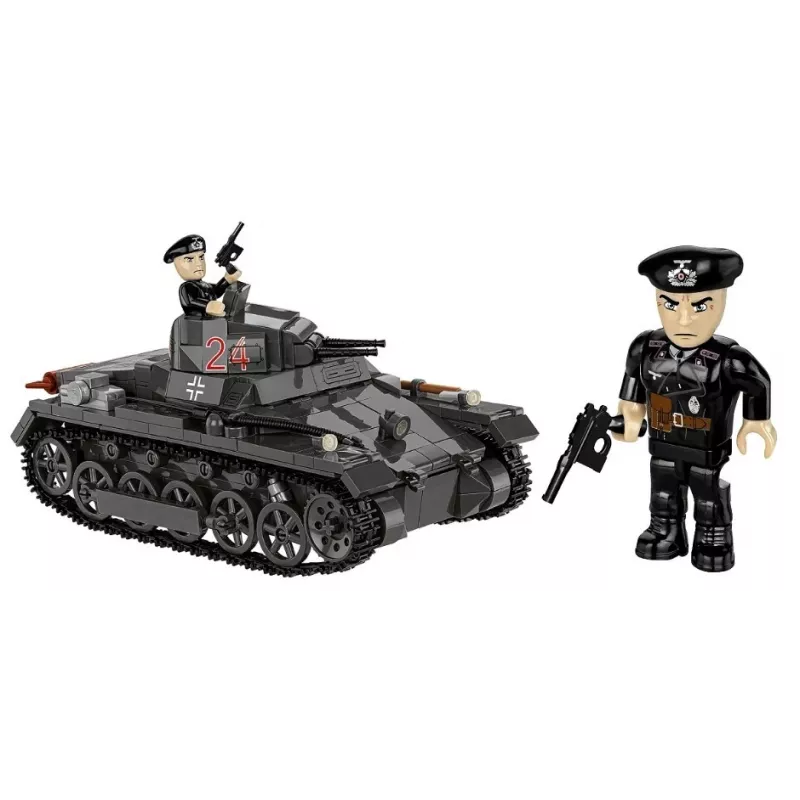 Kit di costruzione Cobi Panzer I Ausf. B – 654 pezzi, modello dettagliato da costruzione