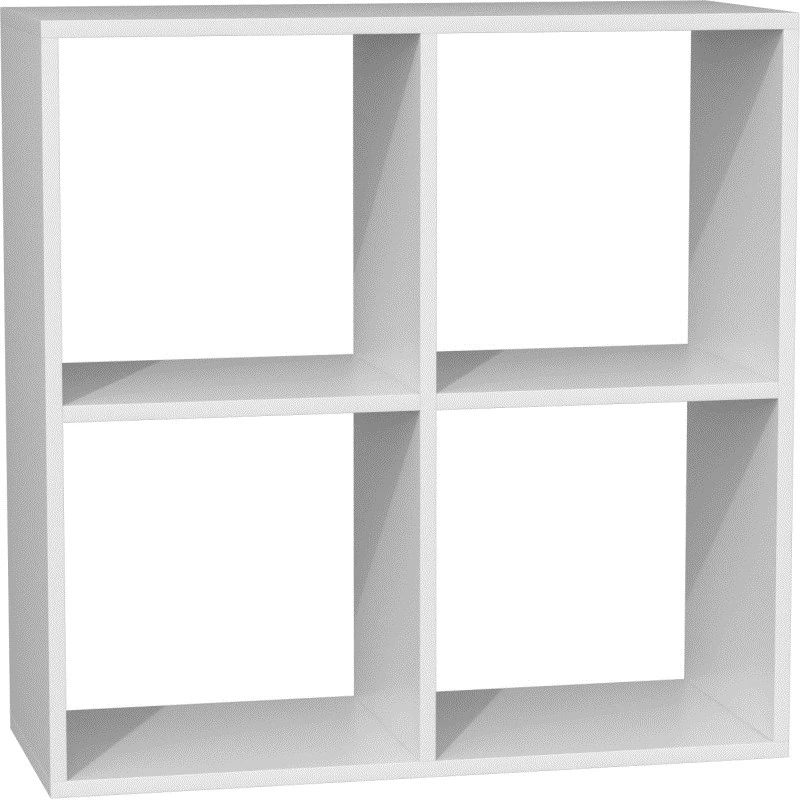 Libreria da soggiorno Topeshop MALAX 2X2 BIEL