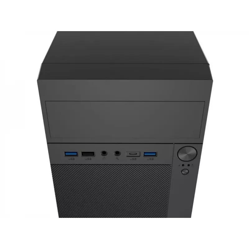 Case PC NATEC Helix Mini Tower nero — microATX/Mini-ITX, 3×3,5