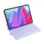 Inateck BK2007 Tastiera per iPad con touchpad, QWERTZ, viola