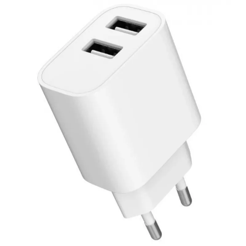Caricabatterie Gembird TA-UC-2A12-01 da interno AC 2.4A 2 USB bianco