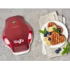 Beper BT.603Y Party Line piastra per waffle, piastra antiaderente da 18 cm