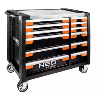 Armadio da officina NEO tools PRO 12 cassetti 84-225, robusta conservazione in acciaio per utensili