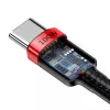 Baseus Cafule cavo USB-Type-C PD2.0 100W Flash-Charging (20V 5A) 2m rosso+nero