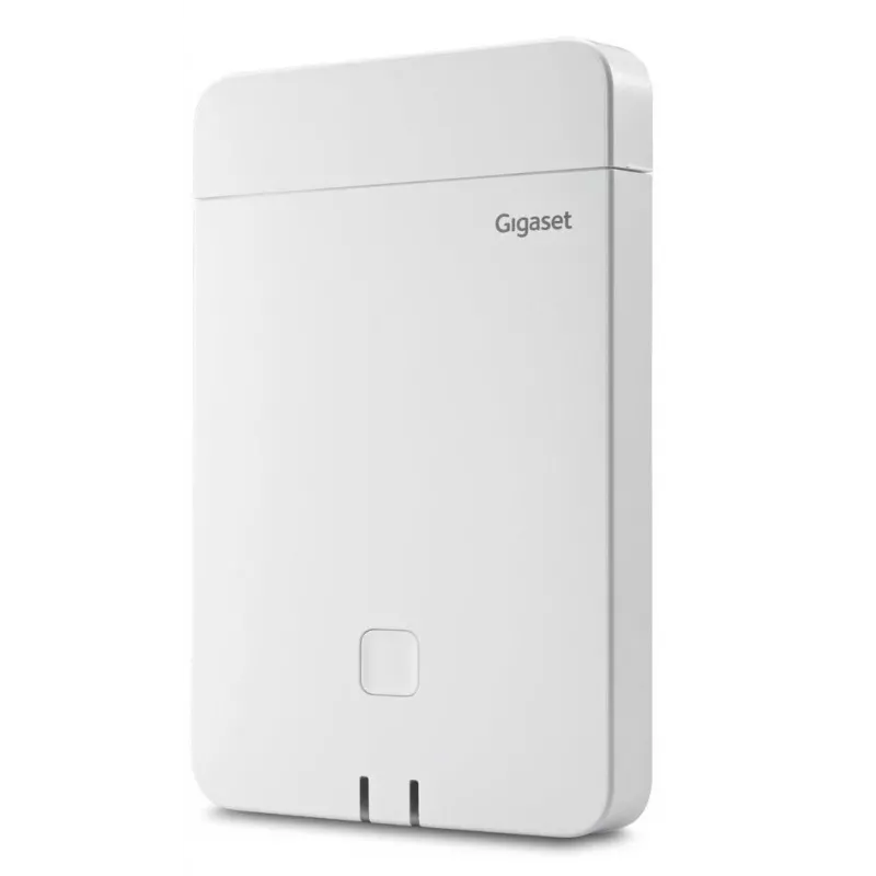 Stazione base DECT Gigaset N770 IP Pro – 120 canali, HTTPS/SIPS/SRTP/SSL/TLS, interno 50 m, esterno 300 m, bianca