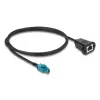 Cavo coassiale DELOCK 90700 – 1 m, HSD Z a RJ-45, nero/blu