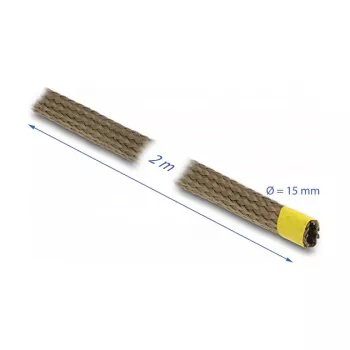 Guaina per cavi DeLOCK 20888 marrone fibra di basalto 1 pz.