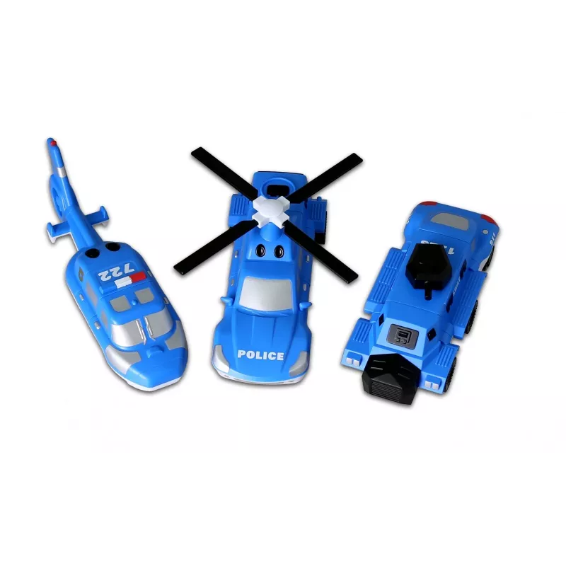 Set veicoli Popular Playthings Mix or Match Vehicles Police