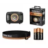 Torcia frontale Duracell DH400 nera, arancione