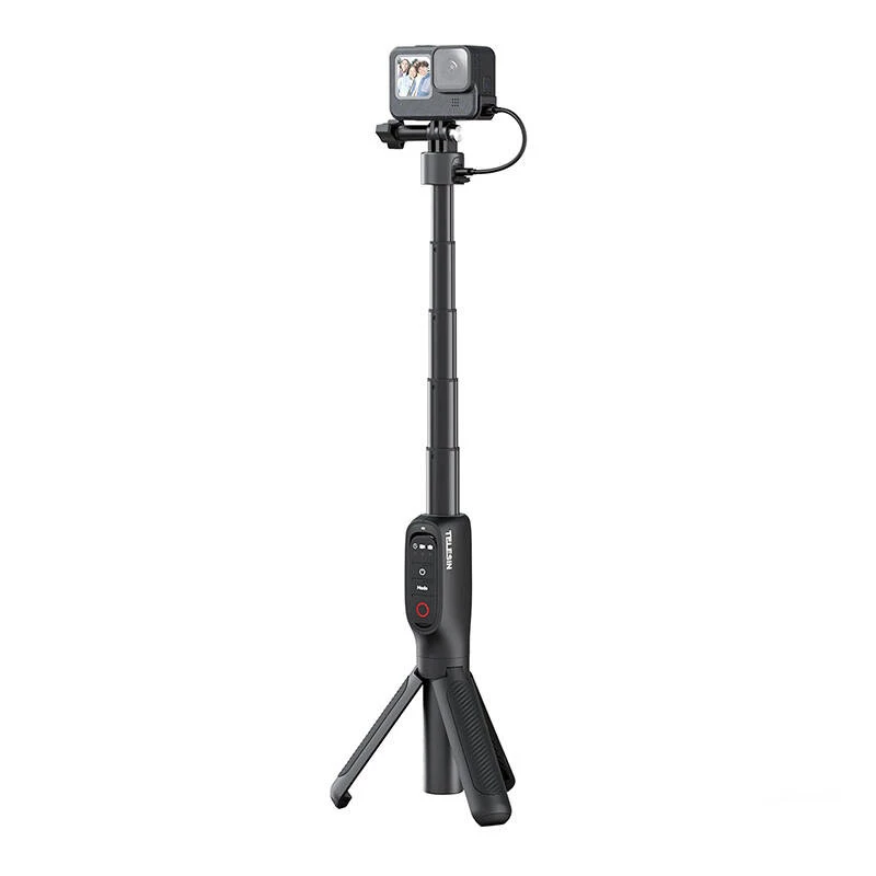 Treppiede e supporto selfie Telesin S1-CSS-01-TGP con telecomando per GoPro Hero 13/12/11/10/9/MAX