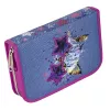 Hama Crazy Cat 00139125 Astuccio completo, blu/rosa