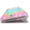 Crystal Shark, Tastiera gaming bianco, layout DE, KTT