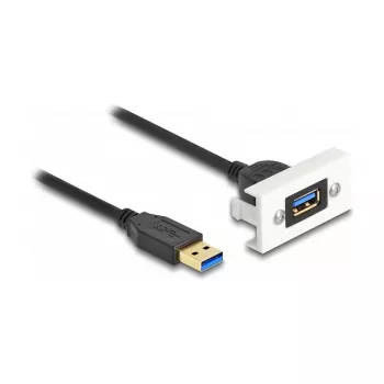 Modulo DeLOCK Easy 45 SuperSpeed USB USB 3.2 Gen 1 connettore femmina USB Type-A su connettore maschio 1m