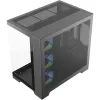 Case PC Silentware View A-RGB nero VIEWSchwarz — case Mid-Tower con illuminazione A-RGB