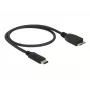 Cavo USB DeLOCK 0,5 m USB3.1 C - MicroUSB3.1 B