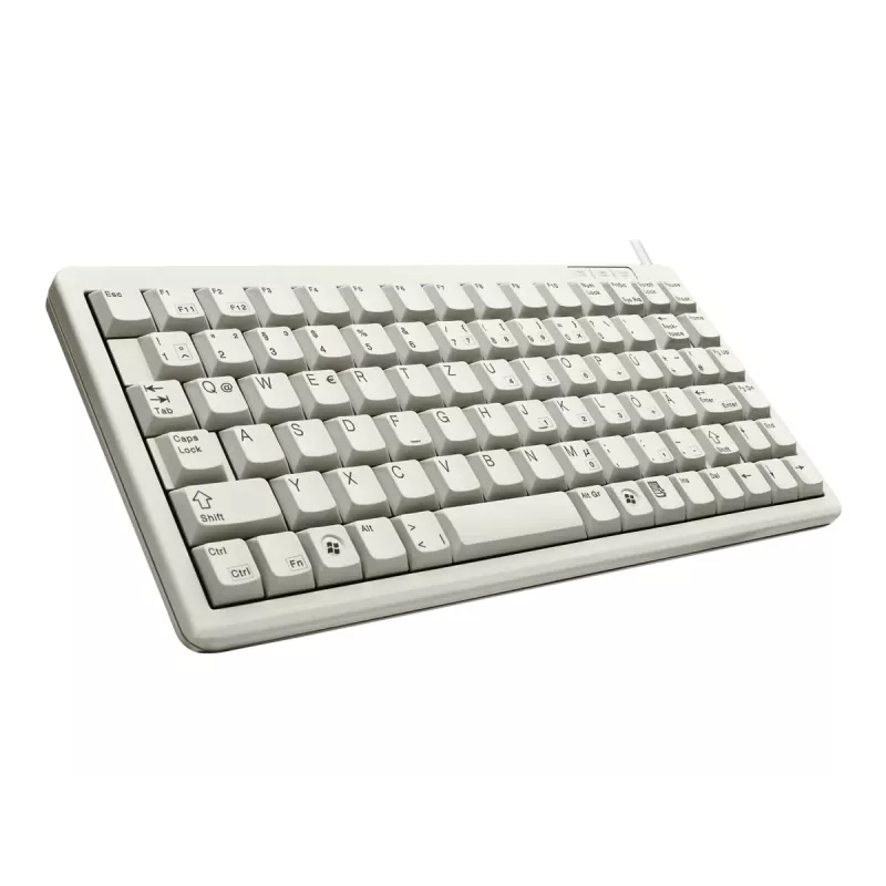 Cherry G84-4100 tastiera compatta, grigio chiaro, USB/PS/2