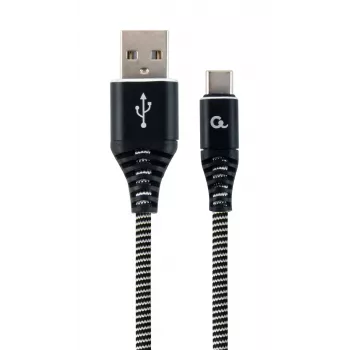 Cavo USB Gembird CC-USB2B-AMCM-2M-BW USB 2.0 USB A USB C nero, bianco