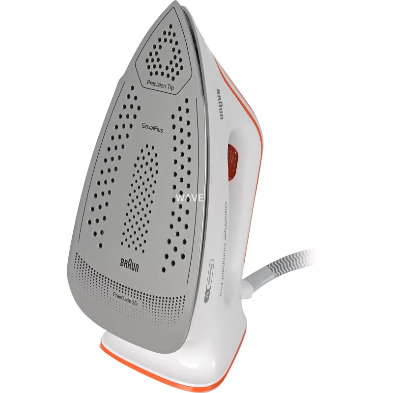 Braun CareStyle Compact Pro IS2561WH 2400 W 1,5 L suola EloxalPlus arancione, bianco