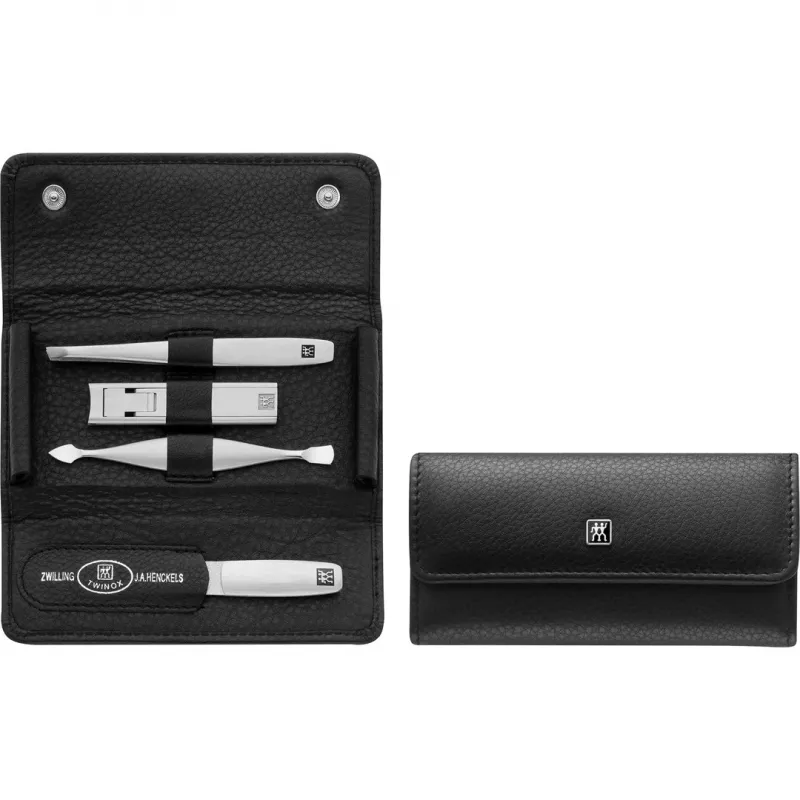 Set regalo manicure-pedica ZWILLING 97712-004-0 nero acciaio inox 4 accessori
