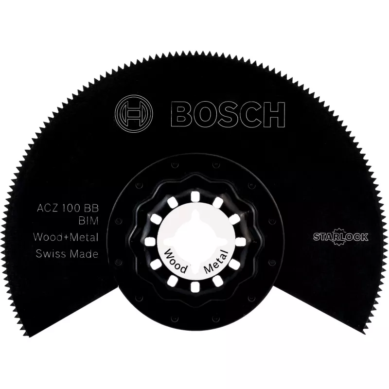Lama per sega a segmenti Bosch Professional ACZ 100 BB, 100 mm, bimetallo (BIM), confezione da 10