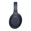 Cuffie Sony WH1000XM4L.CE7, circumaurali, con filo e senza fili (Bluetooth, USB-C), blu, archetto