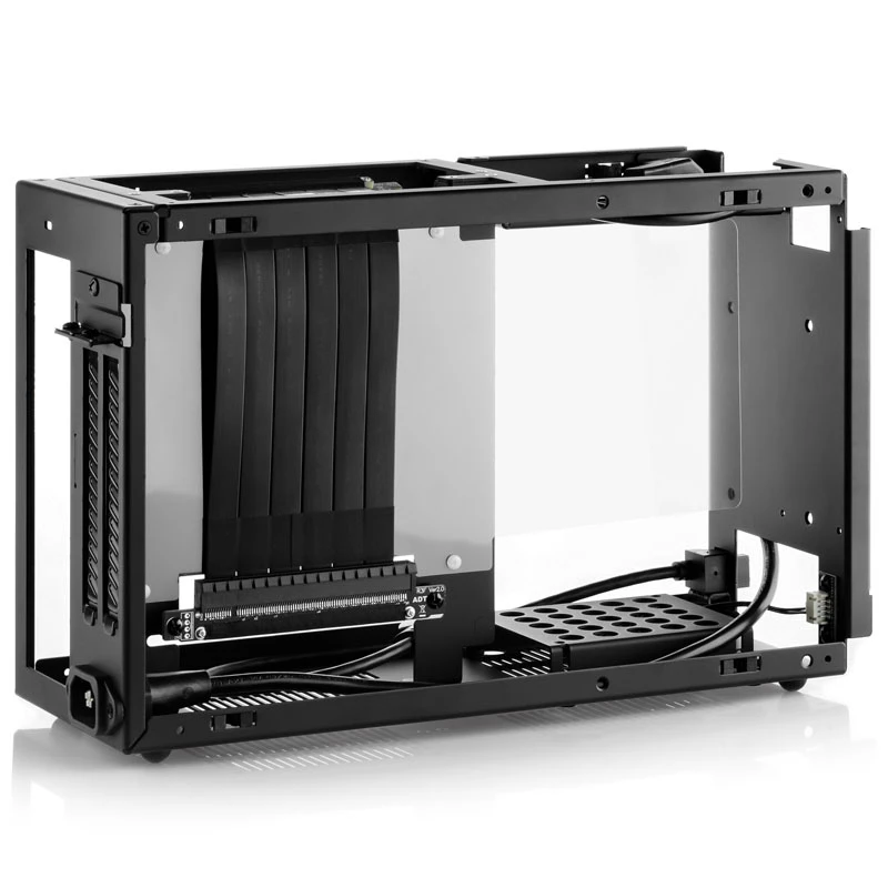 DAN Cases A4-SFX V4.1 - argento + Alpenföhn nero Ridge - 120 mm