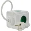 Allocacoc PowerCube Extended tipo E ciabatta 1,5 m 5 prese AC per interni verde