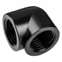 Alphacool Eiszapfen 17588 adattatore a L 90° da 20 mm G1/4 femmina su G1/4 femmina, nero