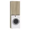 Armadietto a parete bagno top e shop POLA DD SONOMA, struttura rovere, a parete, 4 ripiani
