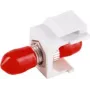 Connettore keystone LWL ShiverPeaks 08-10221 ST–ST simplex multimode (MM) rosso