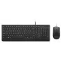 Set tastiera e mouse con filo Lenovo Essential 4X31R64445 — tastiera full-size con filo USB e mouse con filo USB