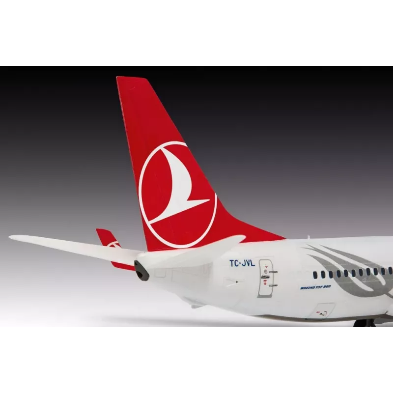Modellino aereo in plastica REVELL Boeing 737-800 Turkish Air scala 1:144
