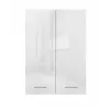 Topeshop POLA MINI DD armadietto contenitore bagno bianco lucido bianco