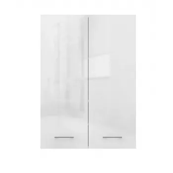 Topeshop POLA MINI DD armadietto contenitore bagno bianco lucido bianco
