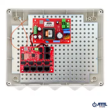 Kit telecamera IP Atte IP-5-11-L3 con 5 porte PoE e 1 uplink