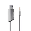 Savio TR-16 Trasmettitore adattatore AUX con funzione vivavoce, Bluetooth 5.3, Google Assistant/Siri