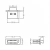 Copertura per cavi DeLOCK 64107 DisplayPort femmina trasparente 10 pz.