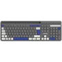 Tastiera senza fili CANYON HKB-W03 grigio – design compatto, alimentata da batterie AAA, modello CNS-HKBW03DG