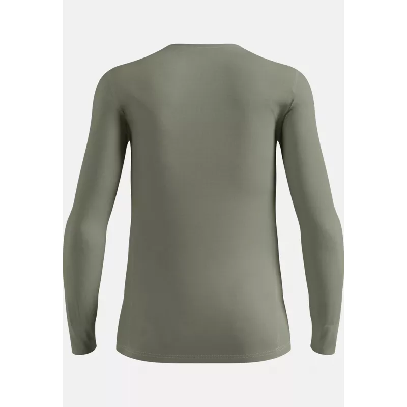 ODLO BL TOP girocollo manica lunga ACTIVE WARM intimo termico a manica lunga, taglia M, grigio