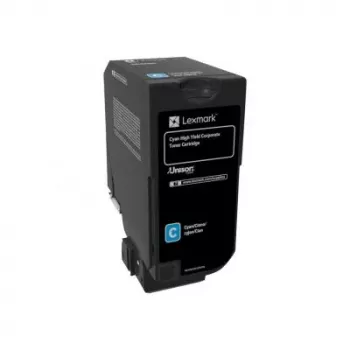 Lexmark 74C2HCE kit toner ciano Return Program Corporate. 12K pagine per