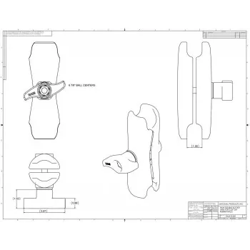Braccio a doppio snodo RAM Mounts RAM-D-201U