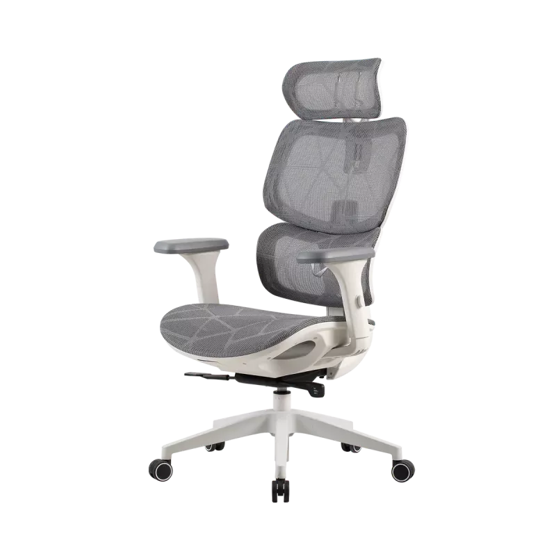 Sedia da ufficio gaming Onex | Ventra Premium rete in tessuto | bianco