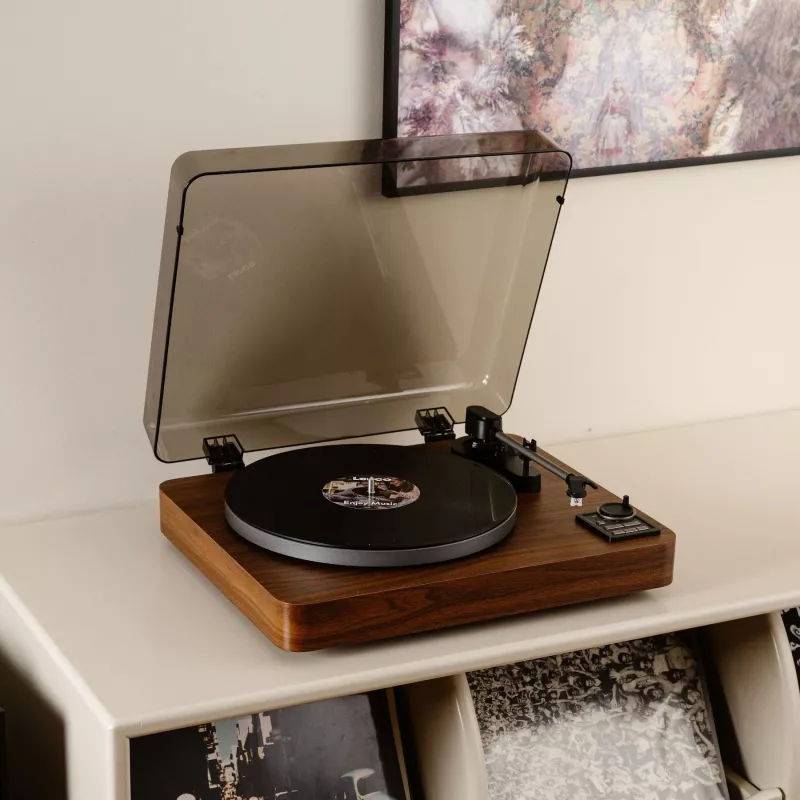 Giradischi Lenco LBTA-165 legno con connettività Bluetooth