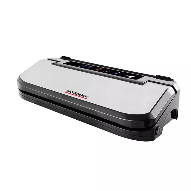 Sottovuoto Gastroback Design Basic 800 mbar nero acciaio inox