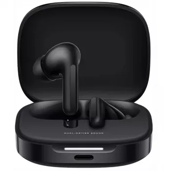Headset Xiaomi Buds 6 In-Ear auricolari wireless binaurali, Bluetooth 5.4, ANC, 42 h di riproduzione, IP54, Night Black