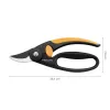Cesoia per rami Fiskars 111440 bypass nera — Fiskars 1001534 (cesoia da giardino a mano, bypass, nera)