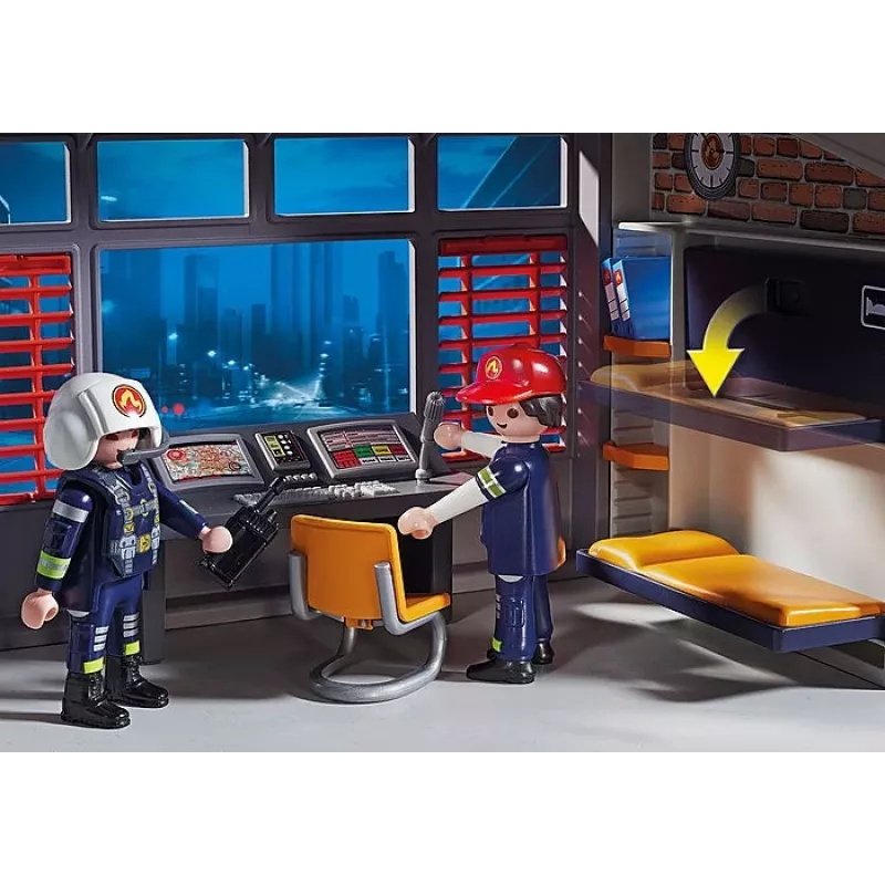 Set di personaggi Grande caserma dei pompieri 9462