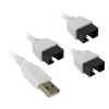 Hub USB Lian Li PW-U2TPAW connettore maschio Type-A 1-a-3 IDC 9-Pin