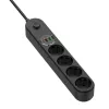 Ciabatta ColorWay CW-CHE44PDB — 4 prese AC, 2 porte USB